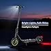 Waryoa Foldable Electric Scooter for Adults, 350W/500W Motor, Up to 22 MPH, 8.5
