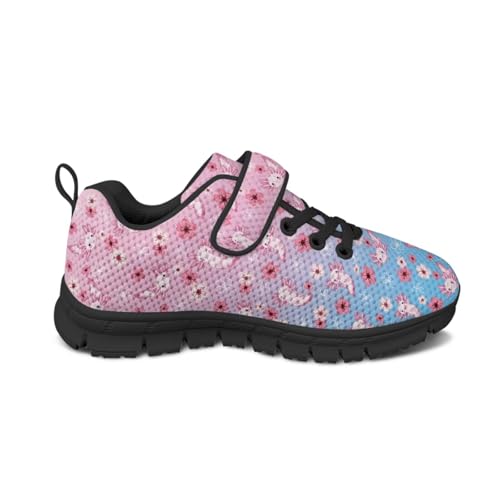 Kids Shoes for Girls School Single Buckle Sneakers Cute Mesh Athletic Casual Shoes for Little Kid/Big Kid2