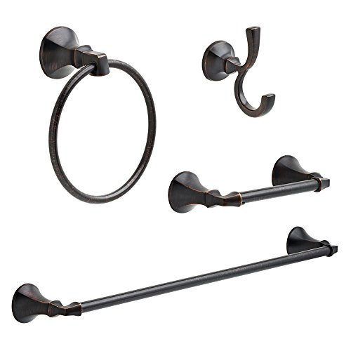 Delta KA-ASH-4-RB Ashlyn 4-Piece Accessory Kit, Venetian Bronze