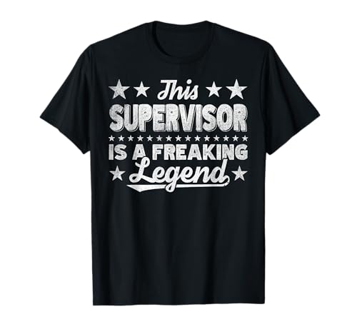 Funny Profession Quote Supervisor Camiseta