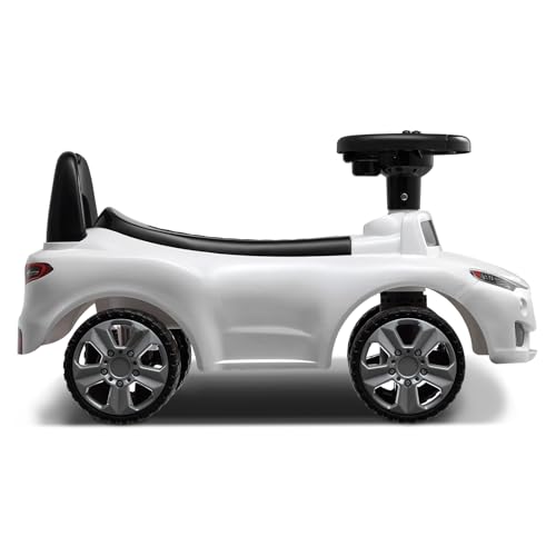 VEVOR Ride On Push Car for Toddlers, Ages 19+ Months, Racer, Sit to Stand Toy, Kids Car with Music Steering, Horn & Under Seat Storage, for Boys Girls, White by VEVOR - Image 9