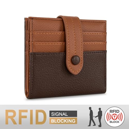 Image of Montana West X Wrangler Women's Wallet Small Minimalist RFID Blocking Credit Card Holder Thin Bifold Wallet with Zipper Coin Pocket