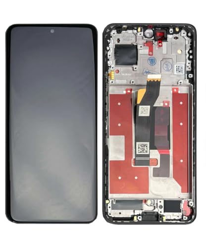 SRJTEK for Huawei Honor 90 Screen Replacement for Huawei Honor 90 LCD Display for Honor 90 REA-AN00, REA-NX9 Touch Screen Digitizer Assembly Repair Parts Kits with Frame(Black)