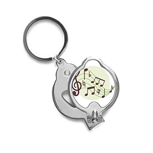 Coupe-ongles notes de musique rond accessoire manucure original pour coupe précise