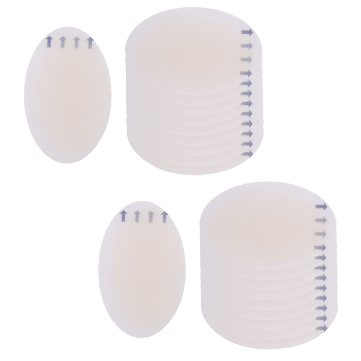 PACKOVE 60stücke Gel-pads Für Fersenblasen Atmungsaktive Selbsthaftende Schutzpolster Linderung Von Fußermüdung Und Blasenbildung Für Schuhen Stiefeln Und High Heels