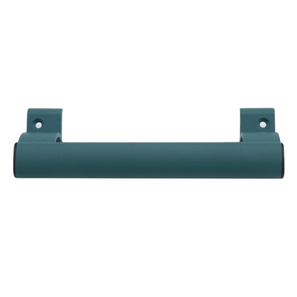 Poignée de porte en alliage d'aluminium avec poignée plastique intégrée verte robuste