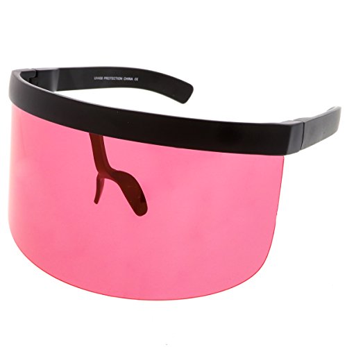 Image of zeroUV Visor Sunglasses for Men and Women, Futuristic Face Shield Glasses with UV400 Protection 172mm