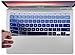 For ASUS Chromebook Keyboard Cover, Compatible with 2019 2018 ASUS Chromebook C523NA 15.6"/ ASUS Chromebook C423NA 14" / ASUS Chromebook Flip C302 C302CA-DH54 C302CA-DHM4 12.5" Chromebook,Gradual Blue