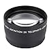 Produktbild Teleconverter 58Mm, Teleconverter Teleobjektiv 58mm Tele-Vorsatzlinse Kamera Teleobjektiv 2-fache Vergrößerung Universeller HD Telekonverter Teleobjektiv mit Beuteltasche für Kamerazubehör