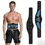 Zinueen EMS Bauchmuskeltrainer Elektrisch, EMS Trainingsgerät, mit 10 Modi & 39 Intensitätsstufen, Bauchtrainer Elektrisch, für Bauch/Arme/Beine, Männer und Frauen