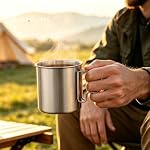 Camping Cup with Foldable Handles, Coffee Mug, 3-Pack - Image 5