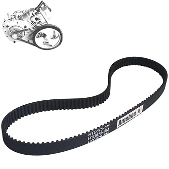 Bike Engine Driving Belt H5M-675-135 Arc Tooth Synchronous Transmission Rubber Belt 100cc 4 Stroke Engine Motor Drive Belt Arc Tooth Drive Belt, H5M-675-135-15mm
