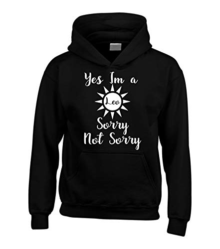 Sweat à capuche Leo noir ado pour éviter les vêtements trop simples