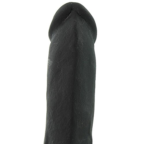 Kink By Doc Johnson The Perfect Cock - 10.5 Inch - Dual Density Ultraskyn - Removable Vac-U-Lock Suction Cup Base - F-Machine And Harness Compatible - Dildo - Black #TOP3