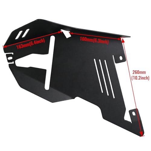 Image of Front Splash Guard for Can-Am Ryker, Aluminum A-Arm Splash Guard Protectors for Can-Am Ryker 900, 600, Sport & Rally Edition All Models Accessories (2PCS, Replaces #219400863)