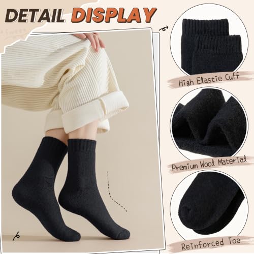 Image of Velice Womens Merino Wool Thermal Thick Hiking Winter Socks