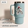 BMX Sport Sticker 4 Inch Freestyle Stunt Bike Trick Park Rider - Waterproof Vinyl Decal for Laptop Water Bottle Car Tumbler - Durable Aesthetic Long-Lasting Stickers for Adults ID44990 #2