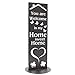Produktbild Bentatec Gartenschild Anthrazit Dekosäule Home Sweet Home 100cm x 30cm Gartenschild Gartendekoration Dekoratives Element