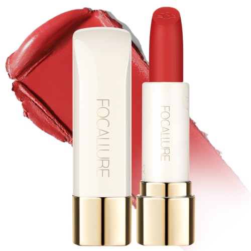 Image of FOCALLURE Red Matte Lipstick - Hydrating, Non-Drying, Full Coverage 301
