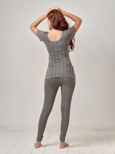 Image of Lux Inferno Ladies Round Neck Thermal Set | Half Sleeve | Regular Fit |