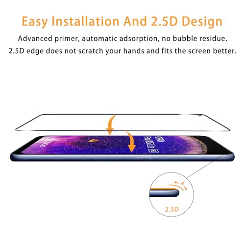 Caisemo 2 Pack For Oppo Find X5 Lite 6.43'' (Not for Oppo Find X5,Find X5 Pro) Tempered Glass Screen Protector,9H Hardness, Anti Scartch,Soft Touch