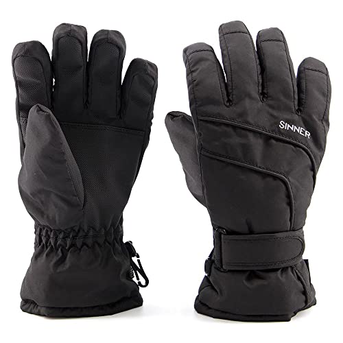 Gants SINNER MESA Glove Black XXL 8,5 protection mains contre le froid sport hiver