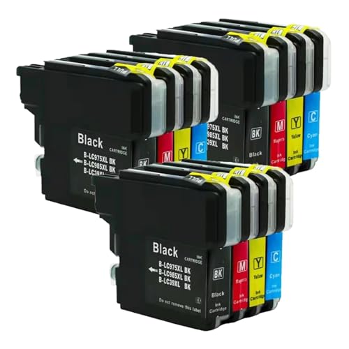 Cartouche d'encre LC-985 Brother pour espace de télétravail sur DCP-J140W et MFC-J265W