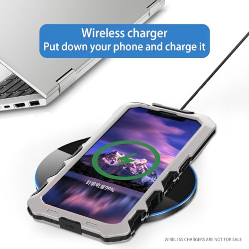 Coque rigide en aluminium et TPU pour iPhone 15 Pro Max argent - 7