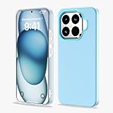 YUXING Coque pour Vivo V23 Pro 5G, �tui Rigide TPU + PC Mat, Housse de Protection Anti-Choc, Rebords Sur�lev�s �cran & Cam�ra (Bleu)