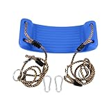 MLqkpwy Kinder-Schaukelsitz für Baum, rutschfeste Baumhalterung, Outdoor-Schaukel, Spielzeug, Ersatzschaukel für Klettergerüst, langlebiger Außen- und Innen-Ohrensessel mit verstellbarem Seil