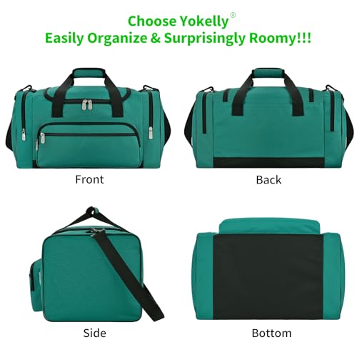 Image of Sports Duffel Bag 20 inch for Travel Gym - Green