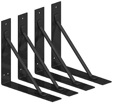 7 Piece Black Gate Bracket Kit