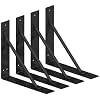 7 Piece Black Gate Bracket Kit