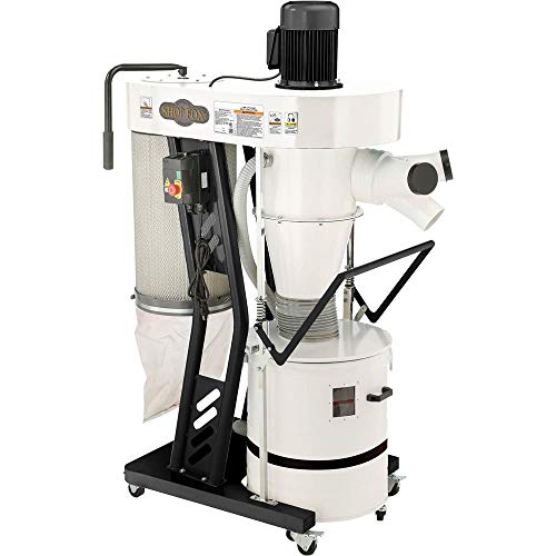 Shop Fox W1868 2 Hp Portable Cyclone Dust Collector&hellip;