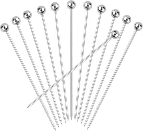 Image of 12 PCS Stirrer for Drinks, Cocktail Stirrers for Drinks, Stirrer Stick and Fruit Fork Set, Bar Accessories for Home Bartenders and Party Hosts, 4in Length Cocktail Stirrer