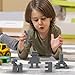 WEBRICK Classic Bulk Brick Block 2x4, 300 Piece Building Brick Dark Gray, Compatible with Lego Parts and Pieces 3001, Creative Play Set - Compatible with Major Brands(Colour:Dark Gray)