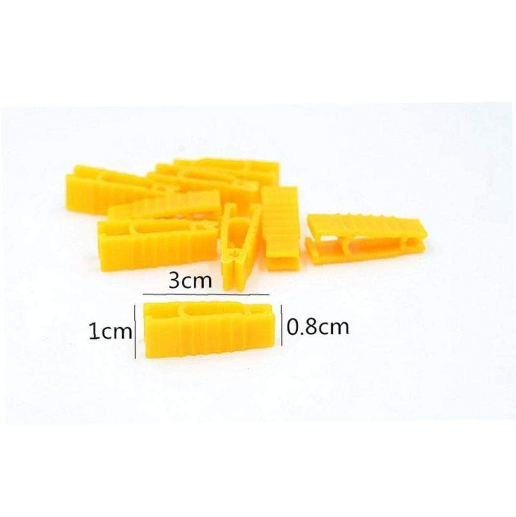 5Pcs Yellow Car Fuse Clips Mini Fuse Puller Insertion Removal Extractor Tool Car Accessories Clips for Car Practical — view 2