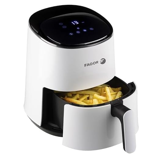 Fagor - Freidora sin aceite NATURFRY Compact Freidora por aire caliente 2.5l 1450W