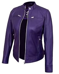 Ddge - Purple Leather Jacket