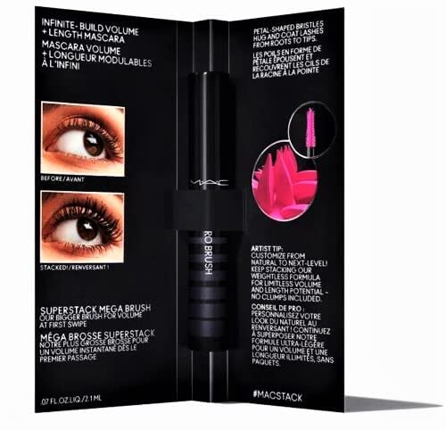 M.A.C. Stack Mascara with Superstack Mega Brush #TOP8