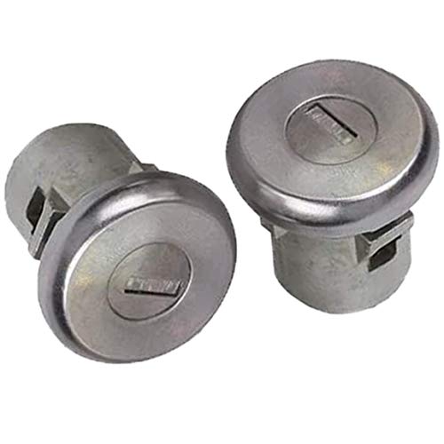 2Pcs Door Lock Cylinder Set Front Left/Right,Compatible With Chevrolet Truck C10 C20 C30 Gmc 1500 2500 3500 1965-1987 Suv Blazer Jimmy Suburban Van Buick Apollo Electra Lesabre Pontiac Gmc Ventura #TOP4