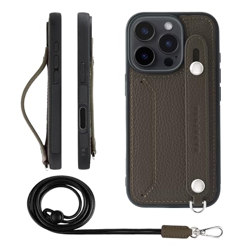 HANATORA for iPhone 16Pro �P�[�X �{�v �ϏՌ� �w�ʃx���g �X�g���b�v�����O �X�}�z�P�[�X �X�}�z �X�^���h�@�\ �l�b�N�X�g���b�v �t�� �J�[�h�|�P�b�g �V�������N���U�[ �M�t�g �g�[�v CGHGZ-16Pro-Taupe