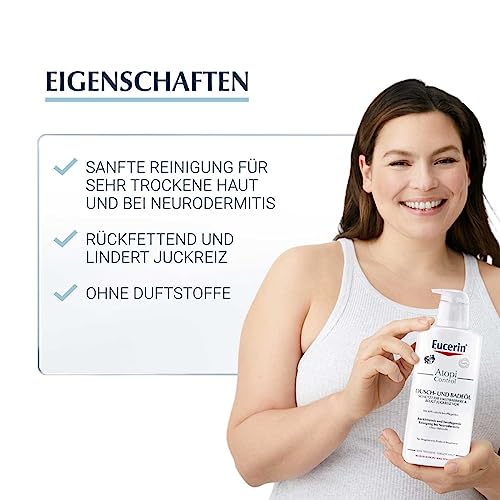 Eucerin - Atopicontrol Cleaning Oil 20% Omega 400 ml, multicolour, 400 ml (Pack of 1) - Image 2