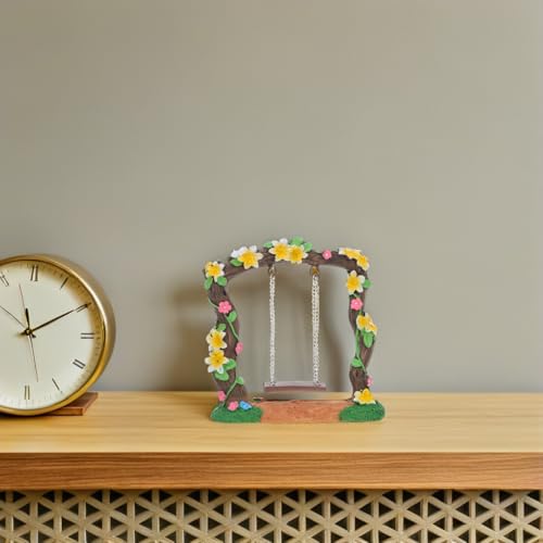 Balançoire miniature décorative pour maison de poupée et aménagement de terrasse - 8