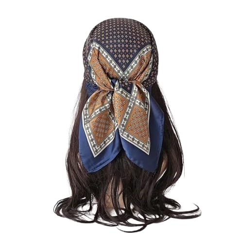 Image of Silk Head Scarf for Women - Luxury Satin Silk Hair Scarf, Soft Bandana Wrap for Sleeping, Hair Protection & Styling