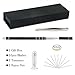 Hair Engraving, MagiForet Hair Tattoo Pen, Hair Razor Pen, Hair Tatoo Trim Styling Face Eyebrow Shaping Device, Hair Engraving Shaver Pen + 10 Blades + Tweezers for Men Women Teens (Black)