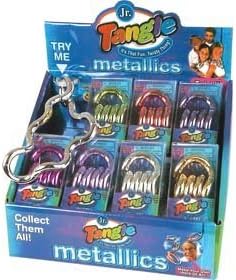 Tangle Jr. Metallic Relaxation Toy - Sold Individually - Colors may Vary by Tangle Toys