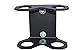 OFG Barbell Holder Light Duty Wall or Rig Mounted, Powder Coat Finish, Heavy duty Steel , Designed for Minimal Space (BK-LD-DBL-BBHLDR)