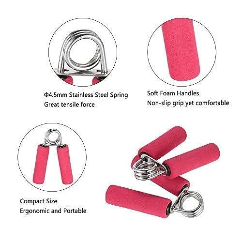 Image of Pack of 2 (One Pair) Hand Gripper Wrist Exerciser Fitness Foam Hand Grip for Gym Stretching Hand strengtheners for Men Women