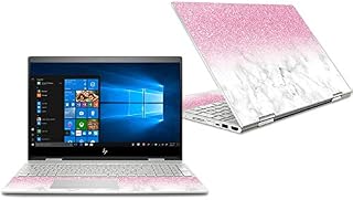 MightySkins Skin Compatible with HP Envy x360 Convertible 15" (2018) - Marble Glitz